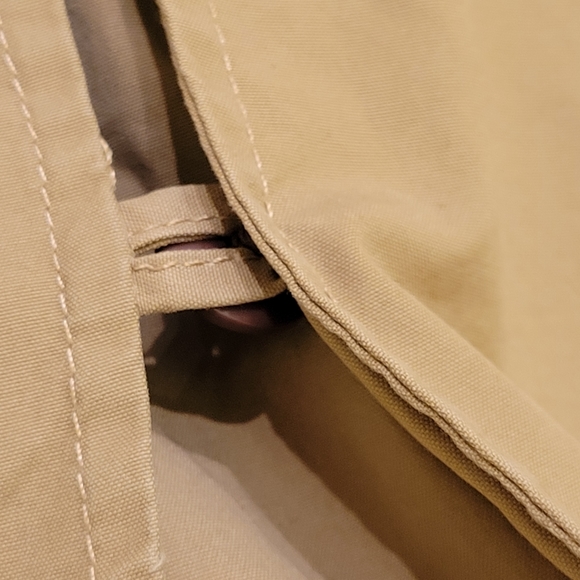 Men's Vintage L.L. Bean Tan Trench Coat - Large - Picture 6 of 7